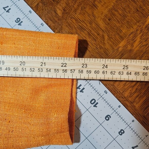 Linda Allard For Ellen Tracy Womens Orange Silk Button-Front Blazer Jacket Size - Picture 11 of 13